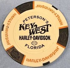 PETERSON'S KEY WEST HARLEY DAVIDSON OF KEY WEST, FL. DEALERSHIP POKER CHIP NEW picture