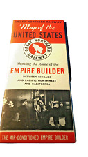 1941 GREAT NORTHERN EMPIRE BUILDER MAP OF THE UNITED STATES picture
