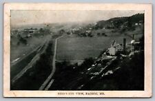 Bird's Eye View Pacific Missouri Antique Postcard c1910 (Extremely Rare) picture