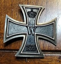 WWI German 1914 Iron Cross 1st Class, Pinback, S-W, Sy & Wagner picture