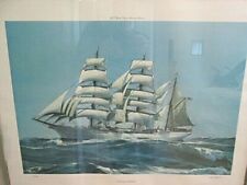 Vintage 1969 Kipp Soldwedel, U.S. C.G. Eagle, Series No. 2  Lithograph Ship Fare picture