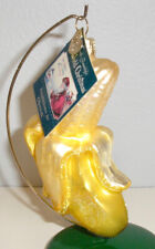 2005 PEELED BANANA - OLD WORLD CHRISTMAS BLOWN GLASS ORNAMENT - NEW W/TAG picture