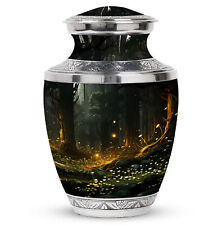 Ashes Urns Human Twilight Glow In The Mystical Forest (10 Inch) Large Urn picture