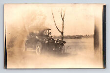 RPPC Unknown Two Seat 1910s Car Real Photo Postcard picture