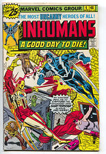 Inhumans 4 1st Series Marvel 1976 VG FN Black Bolt Medusa Rich Buckler picture