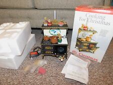 Cooking For Christmas Mr. Christmas Baking Bears Animated Musical Stove NICE picture