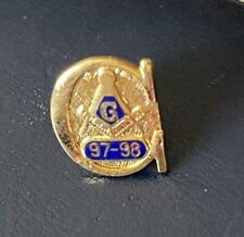 Vintage Masonic Blue Lodge Pin 1997 - 1998 picture