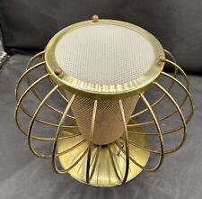 VTG MCM UNDERWRITER LIGHTOLIER Pendant chandelier gold brass pinhole star AS IS picture