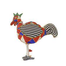 Yoruba Beaded Rooster Nigeria Sidley Collection picture