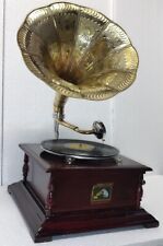 Antique HMV Fully Functional Gramophone Working Replica Vinyl Record Player Gift picture