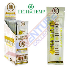 High H. 50 Organic Wrap Rolling Paper Vegan BANANAGOO Full Box 25 Pouch of 2CT picture