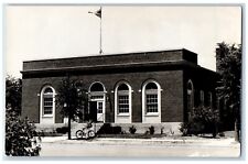 Goodland Kansas KS Postcard RPPC Photo United State Post Office c1940's Vintage picture
