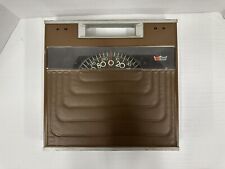 Vintage Bath Scale Brown Sears Working 1960s 1970s Square Mid Century picture
