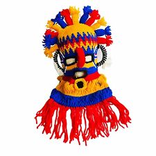 ⭐OZ Handmade Exotic Adult Mask Aya Diablo Huma Incas Ecuador Inti Raymi festival picture