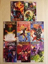 Captain Marvel 1 Variant Comic lot of 8 issues NM 2019 Marvel Comics MCU picture