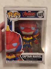 Funko Pop #831 Marvel Mech Strike Captain Marvel with Protector picture
