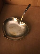 Vintage Silver plate Three Crowns Silversmiths Heart Shape Waterlily Tray Dish picture