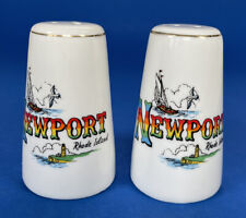 Vintage Nanco Souvenir Salt & Pepper Shakers Newport Rhode Island 3.5
