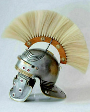 New Roman Imperial Gallic Centurion Helmet Armour  With Horse Hair Plume picture