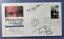 SIGNED TIM BERNERS-LEE FDC AUTOGRAPH FIRST DAY COVER INVENTOR WORLD WIDE WEB WC3 picture