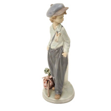 Lladro Figurine The Wanderer 5400 Traveling Boy w/ Hobo Sack Retired Vintage picture