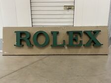 🔥 Very RARE Vintage ROLEX Swiss Watch Dealer Store Display SIGN - 1980s, HUGE picture