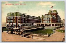 1911 The Shelburne Atlantic City New Jersey Grounds & Boardwalk Posted Postcard picture
