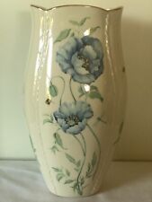 Lenox Morningside Cottage Ivory Porcelain 24K Trim Floral Vase 11 3/4