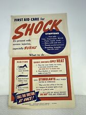 Original VTG WW2 Marilyn casualty engineering Shock safety bulletin poster picture