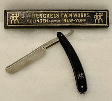 Antique J. A. Henckels Straight Razor # 8 Big Blade Boxed Mint & Shave Ready picture