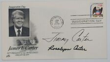 President Jimmy Carter First Lady Rosalynn Carter Signed 1977 Inaugural Cover picture