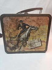 Rare 1960 PALADIN HAVE GUN WILL TRAVEL TV SHOW METAL LUNCHBOX “SD Collection” picture