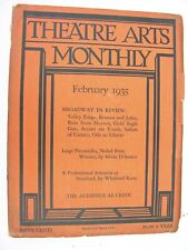 THEATRE ARTS MONTHLY Feb 1935 John Gielgud Hamlet Luigi Pirandello Folk Songs picture
