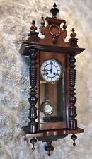 Vintage Antique Germany REFORM  Vienna,Strikes Clock,walnut Case,porcelain Dial picture