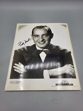 Freddy Martin Singer Autographed Hand Signed 8.25