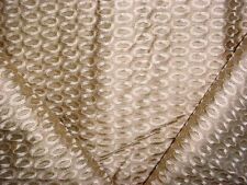 7-1/2Y KRAVET LEE JOFA OVAL LATTICE ANTIQUE GOLD FAUX SILK UPHOLSTERY FABRIC picture
