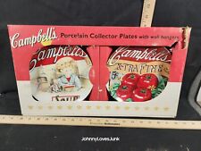 2 Campbell's Soup Porcelain COLLECTOR PLATES New In Box Never Opened  picture