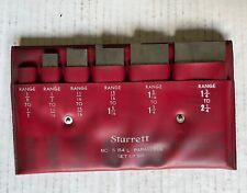 Starrett S 154 L Adjustable Parallels Set of 5 (1/2 inch to 2 1/4 inch, 154-B-F) picture