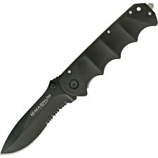 Boker Magnum Stealth Tactical Black Combo Edge Linerlock Folding Knife m01ry247 picture