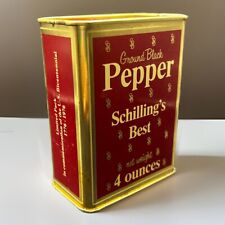 Vintage Bicentennial Schilling's Best ~ Pepper ~ Collectible Tin ~ Lmtd Edition picture