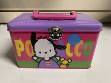 Vintage Sanrio 1993 New Pochacco Metal Tin Box Case Made In Japan picture