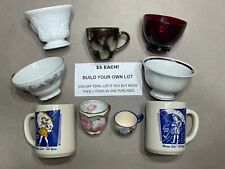 MAKE YOUR LOT TEA  CUPS VINTAGE ENGLAND JAPAN CHINA DEMITASSE MISMATCHED $5 EACH picture