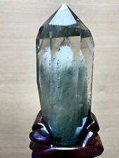 310g A+ Natural Green Ghost Phantom Quartz Crystal Rutile Reiki Healing Gems picture