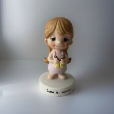1970 Vintage Kim Casali Love is... Expecting Figurine Schmid Pregnancy REPAIRED picture