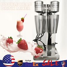 360W Commercial Stainless Steel Milk Shake Machine Double Head Blender Mixer picture