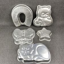 Wilton Cake Pans - Cats, Star, Butterfly , Horseshoe , Star picture
