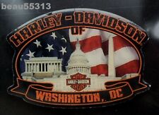 ⭐H-D of WASHINGTON DC HARLEY DAVIDSON DEALER DEALERSHIP JACKET VEST PIN picture