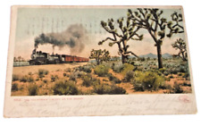 1909 SANTA FE CALIFORNIA LIMITED ATSF PASSENGER TRAIN USED POST CARD picture