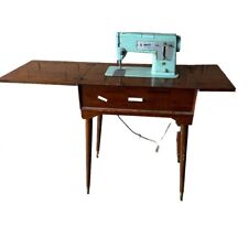 Vintage Singer Sewing Machine With Cabinet Cord Pedal picture
