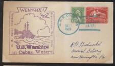 U.S. NAVY Envelope Cachet U.S.S. Overton in Cuban Waters Postmarked Guantamo Bay picture
